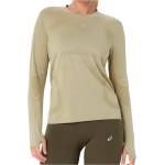 Asics Дамска тениска Asics Women's Road Seamless L/S Top Running shirt - Khaki / Cream - размер XL (916-4757-0315)