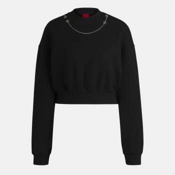 HUGO BOSS Блуза Hugo Women's Dewita Crew Sweatshirt - Black