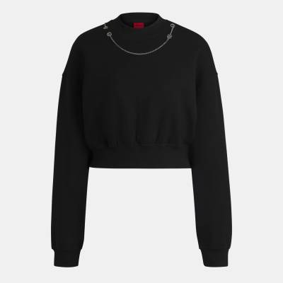 HUGO BOSS Блуза Hugo Women's Dewita Crew Sweatshirt - Black