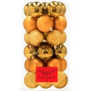 SPRINGOS Vianočné banky zlaté mix 6cm súprava 30ks