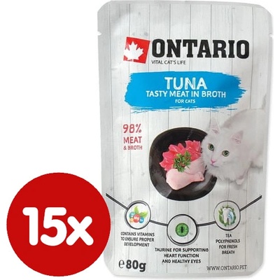 Ontario Tuna in Broth 15 x 80 g