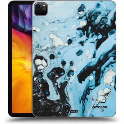 Picasee silikónový čierny obal Apple iPad 11 2022 M2 4.generace Organic blue
