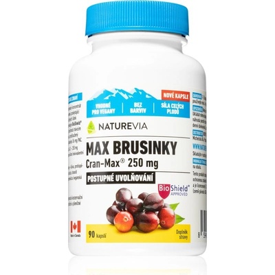 NatureVia Max Brusnice Cran-Max 250mg 90 kapsúl