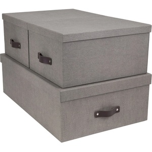 Bigso Кутии за съхранение с капак в комплект от 3 Inge - Bigso Box of Sweden (8113C6449L01-99)