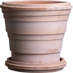 Bergs Potter Саксия Planet Saturn с поставка 16 см розова (PLAR16S)