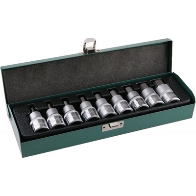 Hlavice HEX IMBUS 9ks, 1/2" CrVa, PROFI