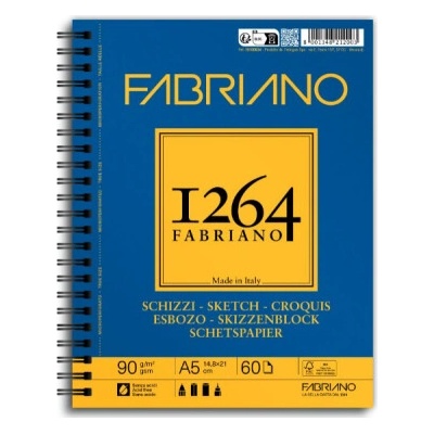 Fabriano Schizzi 1264 90g A4 long side