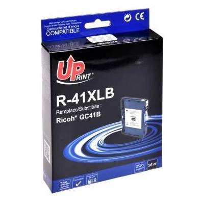 Compatible Мастило гел UPRINT GC41K, RICOH, 36ml, 2500 копия, 405761, Черен (LF-INK-RICOH-GC41K)