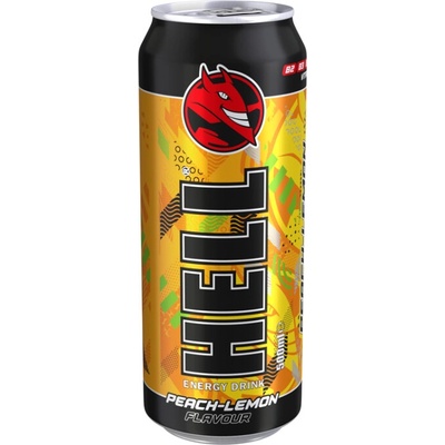 Hell broskyňa - citrón 500 ml