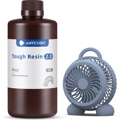 AnyCubic Tough 2.0 šedý 1kg – Zboží Živě