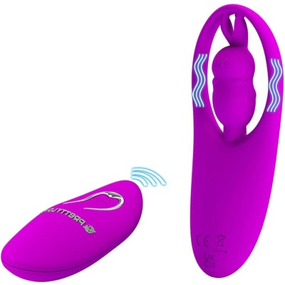 Pretty Love Wild Rabbit rechargeable radio bunny clit stimulator pink