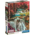 Clementoni Пъзел Clementoni от 1000 части - Цветни водопади в Тайланд (39984)