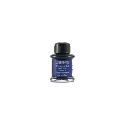 De Atramentis DADOCDBL modrý dokumentový fľaštičkový atrament 45 ml Dark Blue