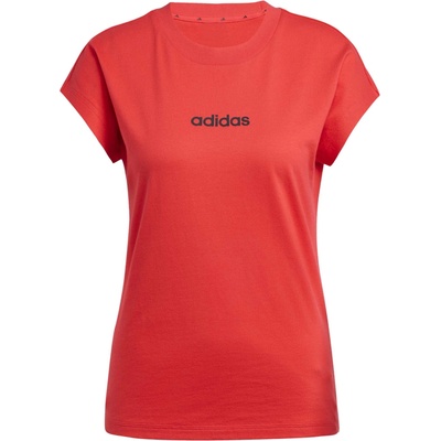 adidas Dámske tričko ESSENTIALS LINEAR červená čierna