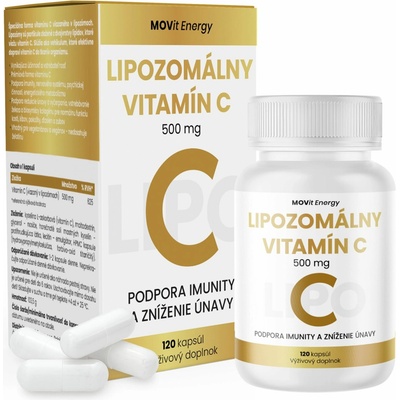MOVit Energy Lipozomálny Vitamín C 500 mg 120 kapsúl