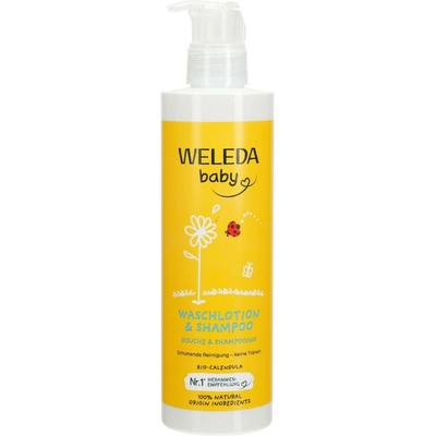 Weleda baby Měsíčkový mycí krém a šampon 400 ml