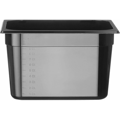 Hendi Gastronádoba 1/2, GN 1/2, 12,5L, Čierna, 325x265x(H)200mm