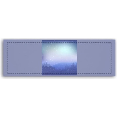Fotoobraz 150x55 cm panorama vzor zimní krajina