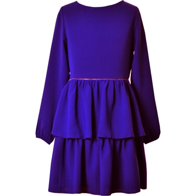 Fashionkids dievčenské šaty LILI M/431 kráľovská modrá