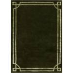 Flair Rugs Тъмнозелен ръчно изработен вълнен килим 160x230 cm Gatsby - Flair Rugs (503119380077)