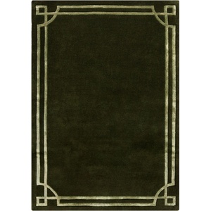 Flair Rugs Тъмнозелен ръчно изработен вълнен килим 160x230 cm Gatsby - Flair Rugs (503119380077)
