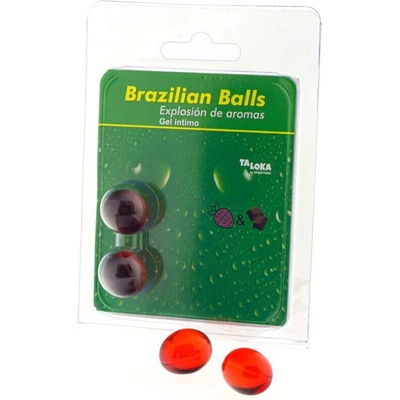 Taloka 2 Brazilian Balls Strawberry & Chocolate Intimate Gel