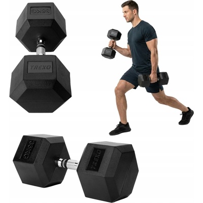 Xtrexo Pevná potažená gumou 35 kg
