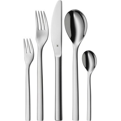 WMF Atria sada příborů, 12x lžíce, 12x vidlička, 12x nůž, 12x lžička, 12x dezertní vidlička, (60 kusů), nerezová ocel