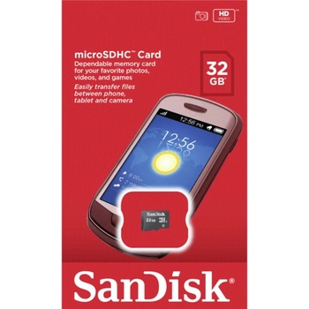 SanDisk microSDHC 32GB class 4 SDSDQM-032G-B35