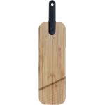 Trebonn Дъска за рязане с вграден нож Trebonn Artu Salami 1122100, 43x11 см, Острие 18 см, Бамбук, Японска стомана, Черен (Artu Salami Black 1122100)