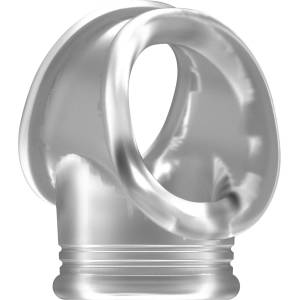 Sono No. 48 Cockring with Ball Strap Transparent