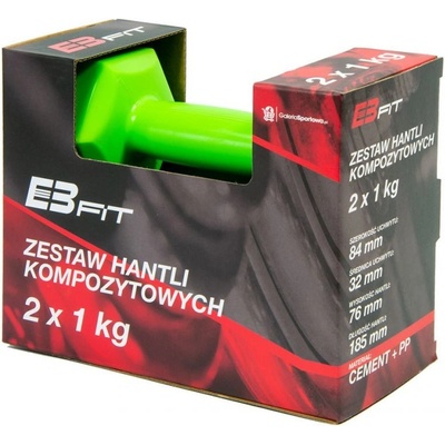 EB FIT Composite dumbbell set 2 x 1 kg