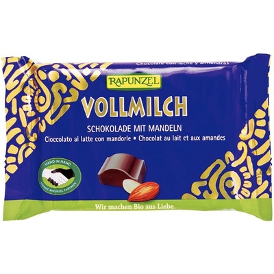 Rapunzel Čokoláda mliečná s mandlemi 100 g