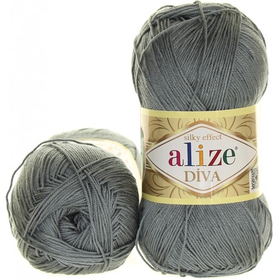 Alize Diva tmavě šedá 087