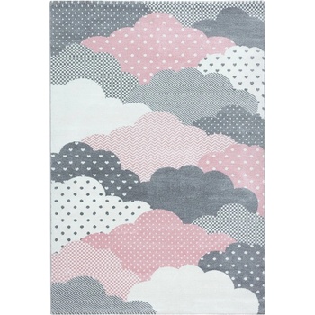 Ayyildiz Carpets Розово-сив детски килим 140x200 cm Bambi - Ayyildiz Carpets (BAMBI1402000820PINK)