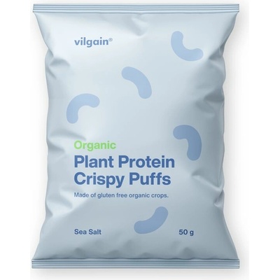 Vilgain Plant Protein Crispy Puffs BIO mořská sůl 50 g