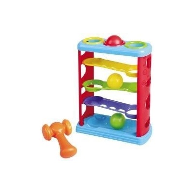 Playgo 100430 Veža s loptičkami a kladivkom