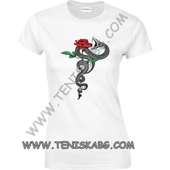 Image 1 of Fruit of the Loom Тениска - Rose snake