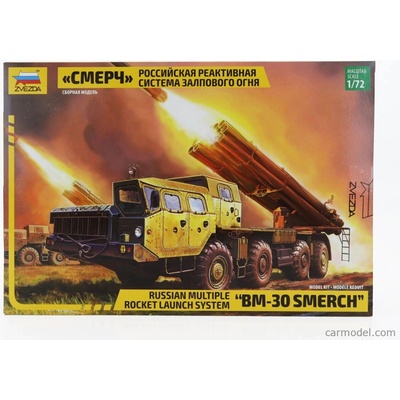 Zvezda Truck Bm-30 Smerch Russian Multiple Rocket Missile Launch System Military 1:72