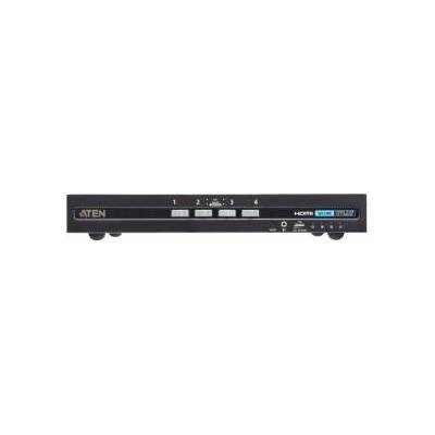 ATEN 4-Port USB - 4K HDMI Secure KVM Switch with Card Reader (PSD PP V4.0 Compliant)