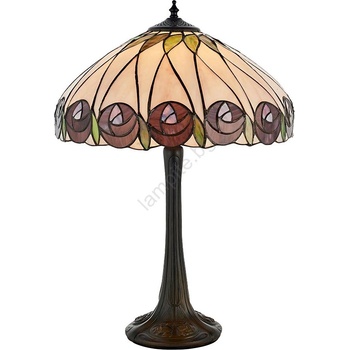 Endon Lighting 64177 - Настолна лампа Tiffany HUTCHINSON 1xE27/60W/230V Ø 40 см (EN0122)
