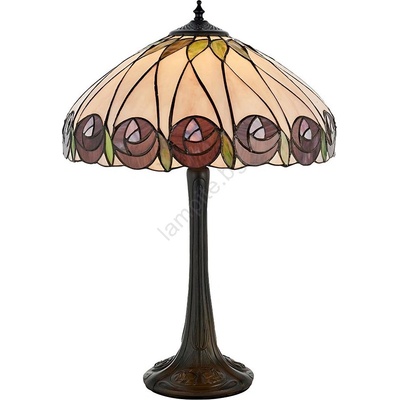 Endon Lighting 64177 - Настолна лампа Tiffany HUTCHINSON 1xE27/60W/230V Ø 40 см (EN0122)