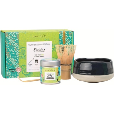 Terre d'Oc Matcha Premium cérémonie s čajem matcha a příslušenstvím 4 ks
