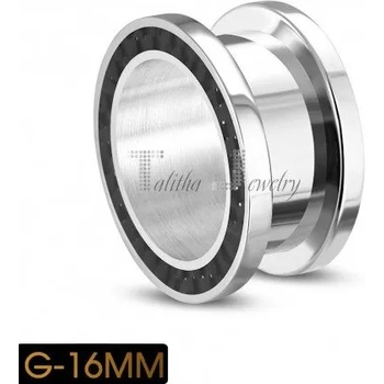 Image 1 of Talitha Флеш тунел за ухо с карбон