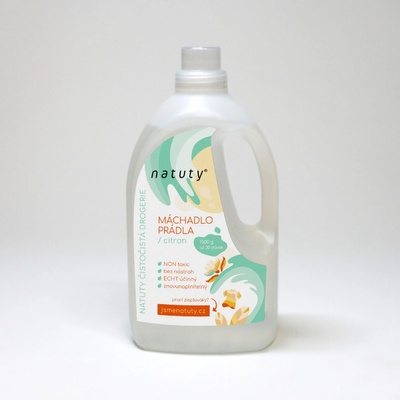 Natuty Máchadlo prádla s vůní citronu 1,5 l
