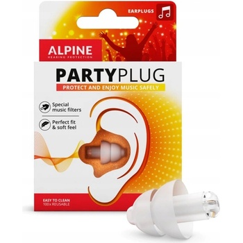 Alpine PartyPlug Transparent Ochrana sluchu