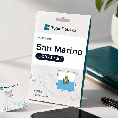 eSIM San Marino 3 GB / 29 dní