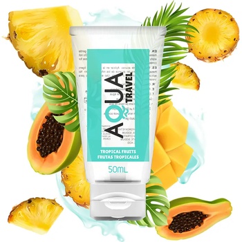 Aqua group - aqua quality - aqua travel Лубрикант aqua travel flavour waterbased lubricant tropical fruits - 50 ml