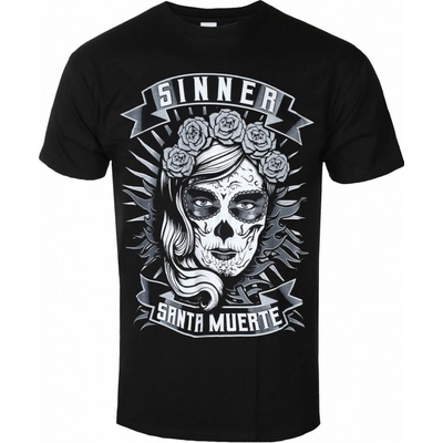 Art Worx tričko metal Sinner Santa Muerte SW čierne