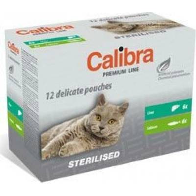 Calibra Premium Line Sterilised losos játra 12 x 100 g
